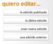 Posibilidad de Editar las ediciones de forma individualizada por cada usuario