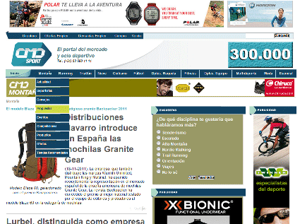 Nueva sección de montaña en cmdsport