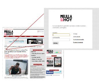 Contenidos protegidos en Melilla  Hoy gracias al CMS Editmaker